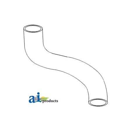 A & I Products Radiator Hose, Upper 10" x1.5" x1.5" A-899144M1